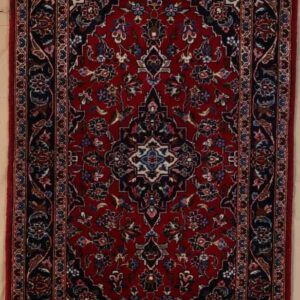 persische handgeknüpftteppich, rot, florales Muster